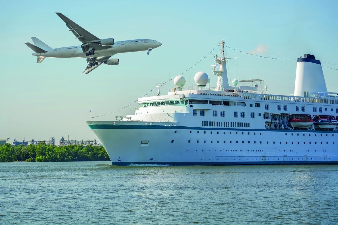 A passenger vessel and an aircraft — the two industries Cee-Bee chemistry serves